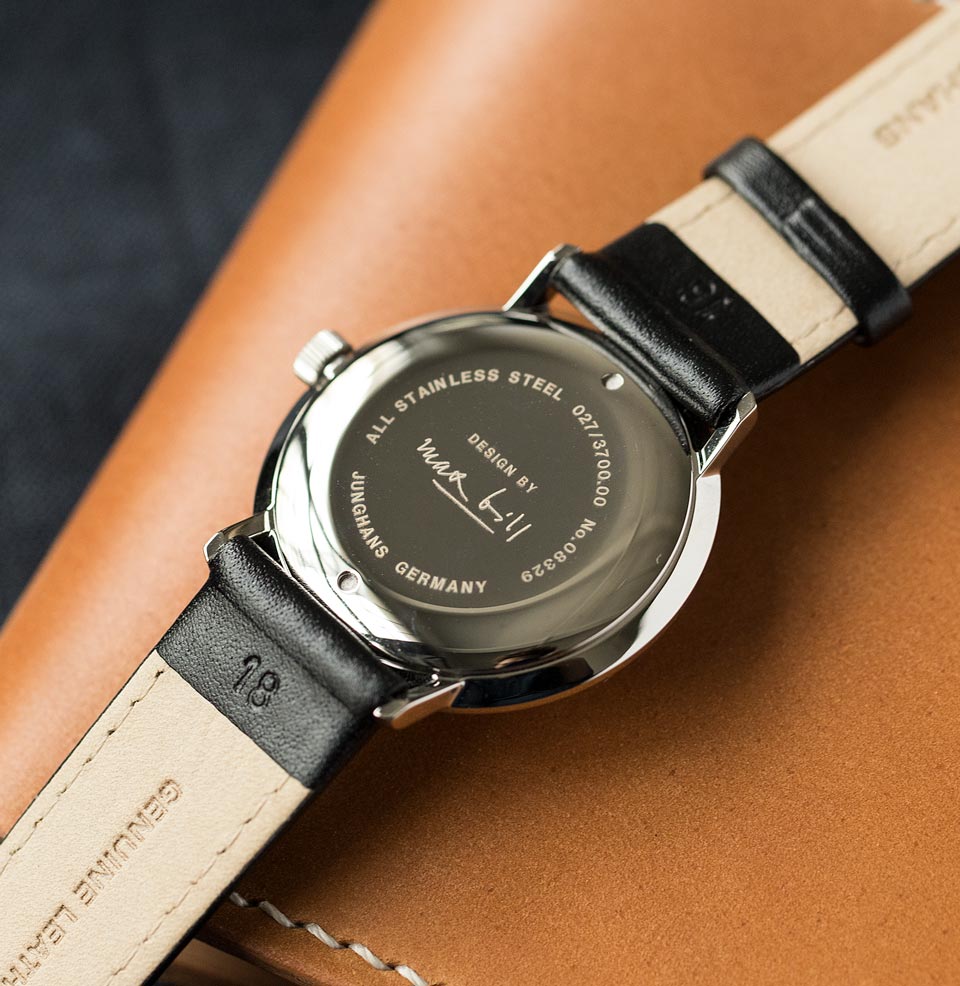 Max Bill Hand-winding Solid case-back