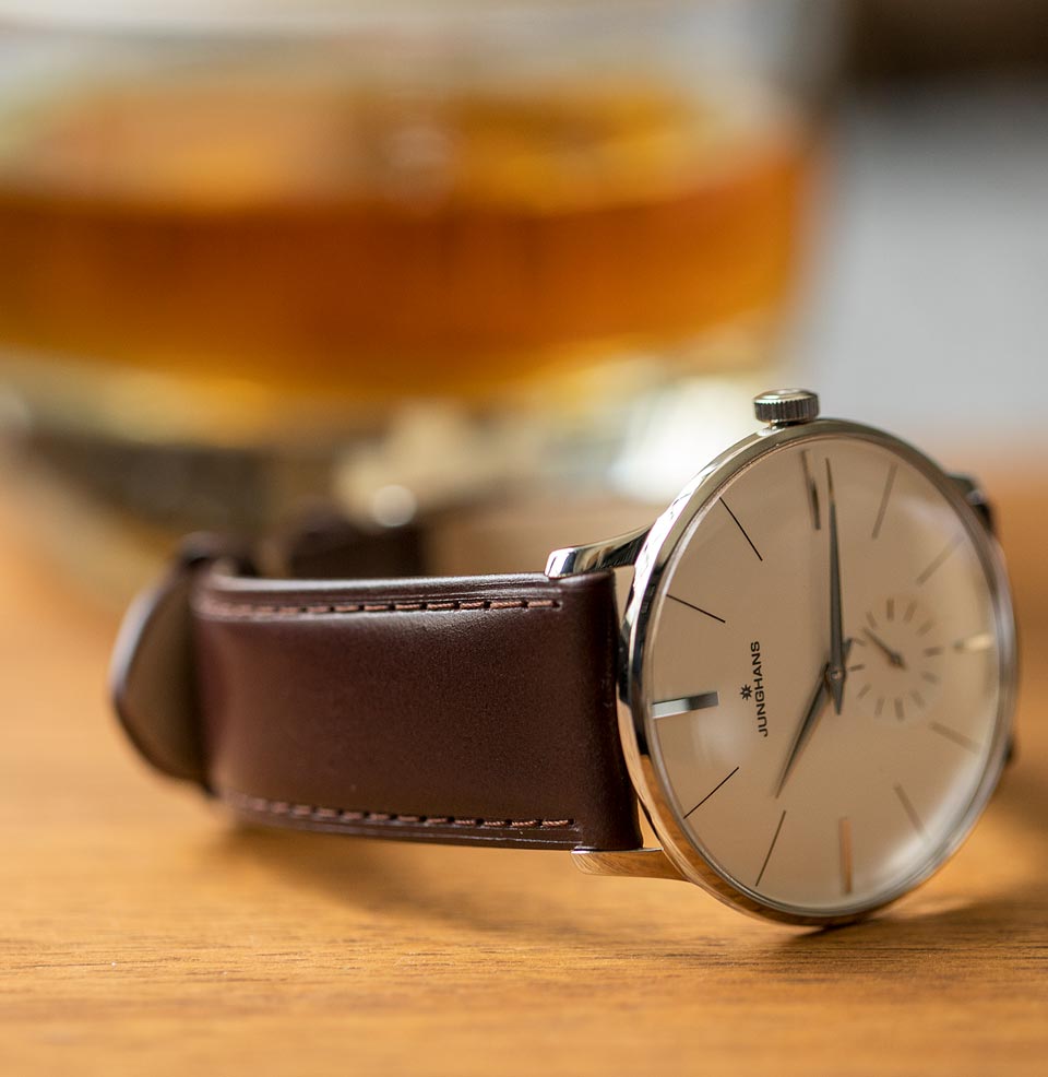 Meister Hand-Winding Brown equine leather strap