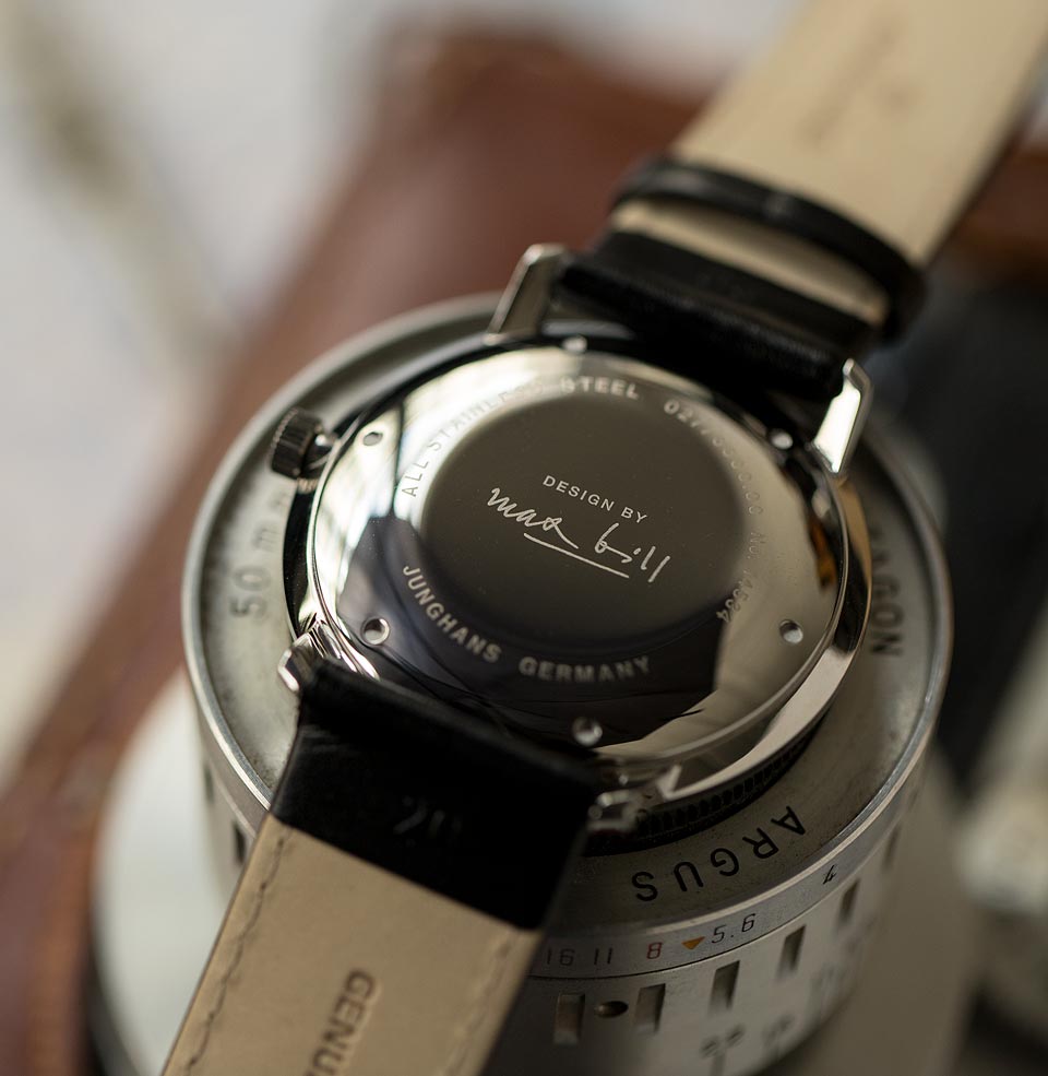 Max Bill Automatic Solid Case-back