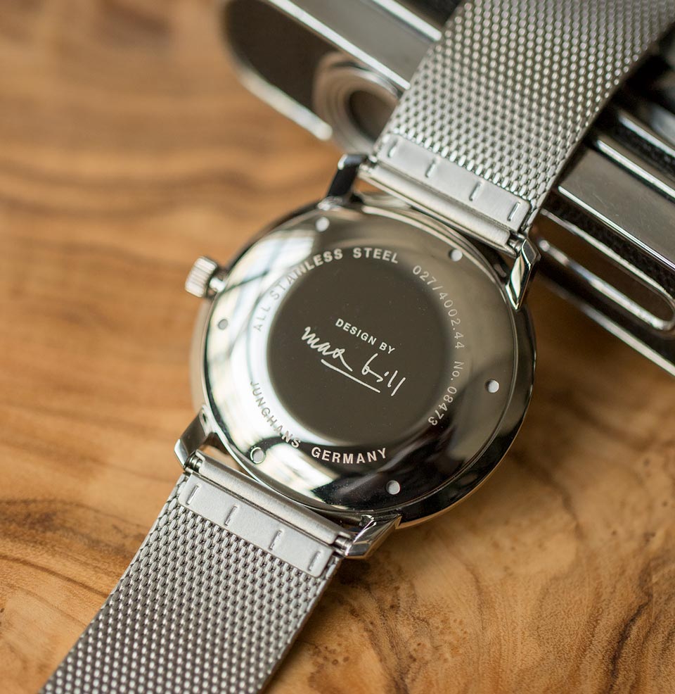 Max Bill Automatic Signed Case-back