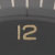 Polished Anthracite Gray with Numerals Product Color Swatch