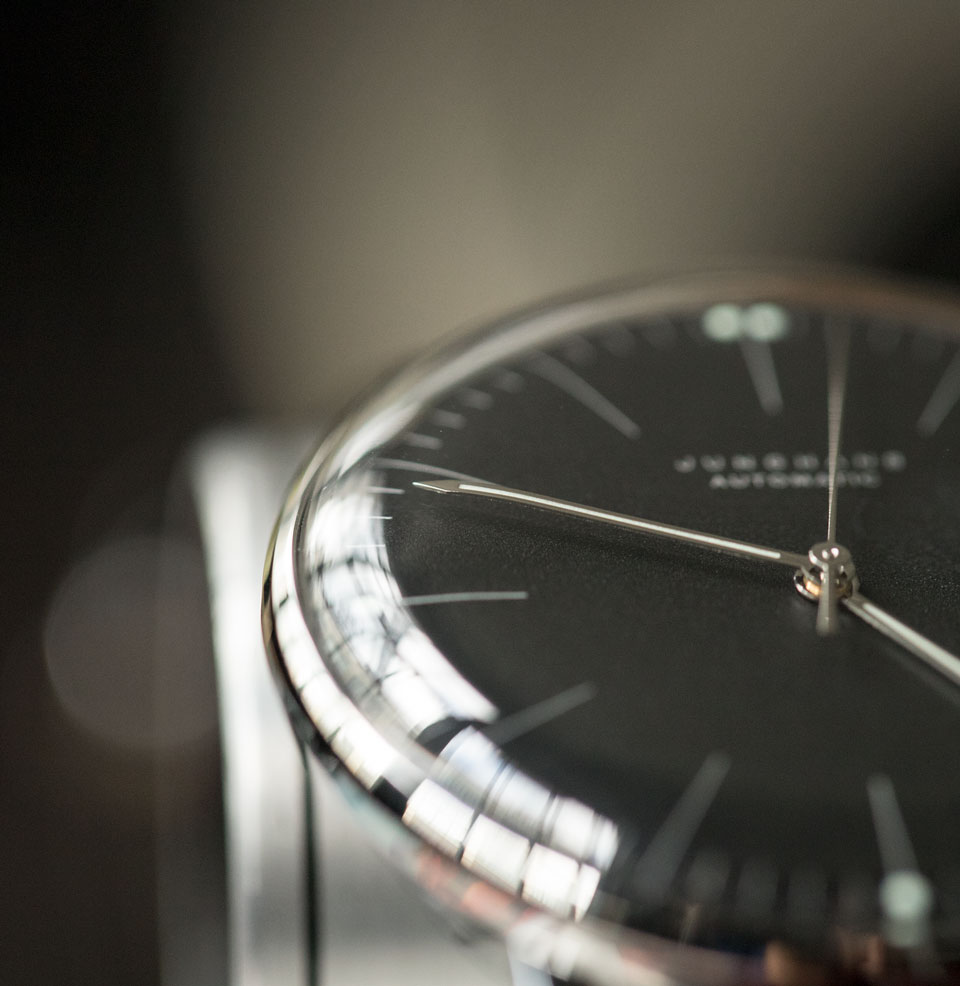 Max Bill Automatic Curved dial and hands