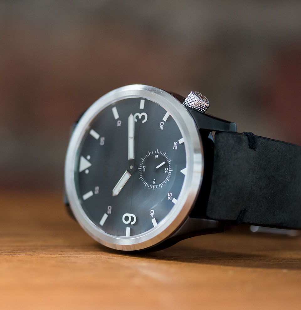 AVI-8 x Worn & Wound Collaboration Domed Sapphire Crystal