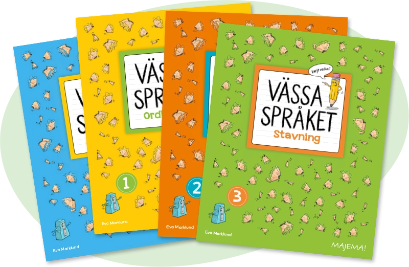 Tydlig struktur i alla böcker