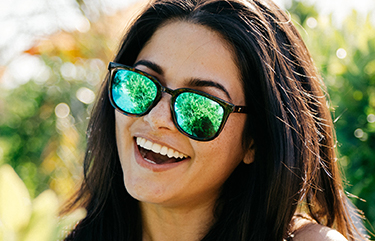 Sunglasses size on model