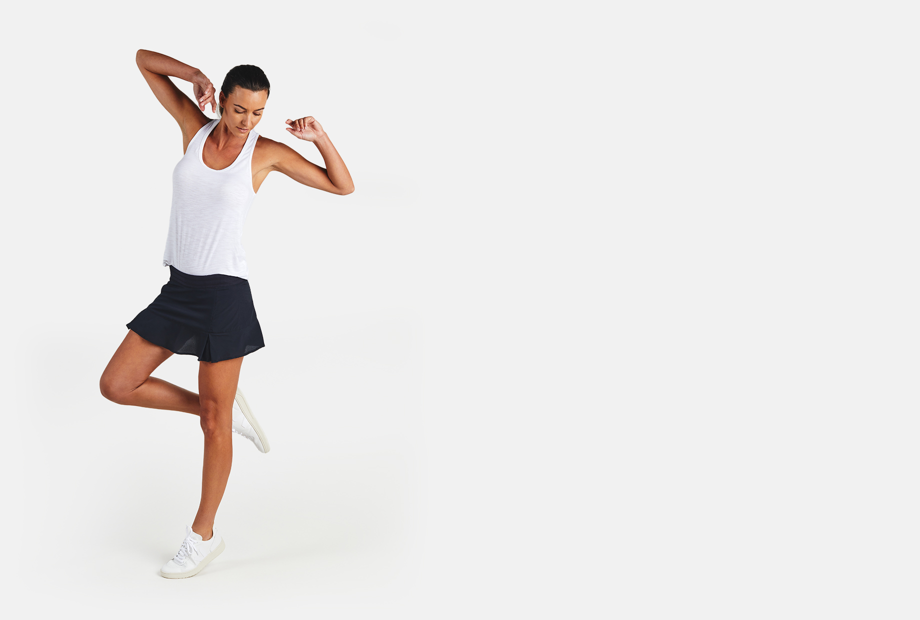 Women's bamboo Rhythm II Tennis Skirt - tasc Performance