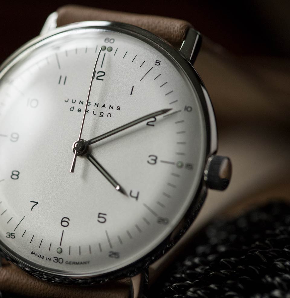 Max Bill Hand-winding Domed dial and hands