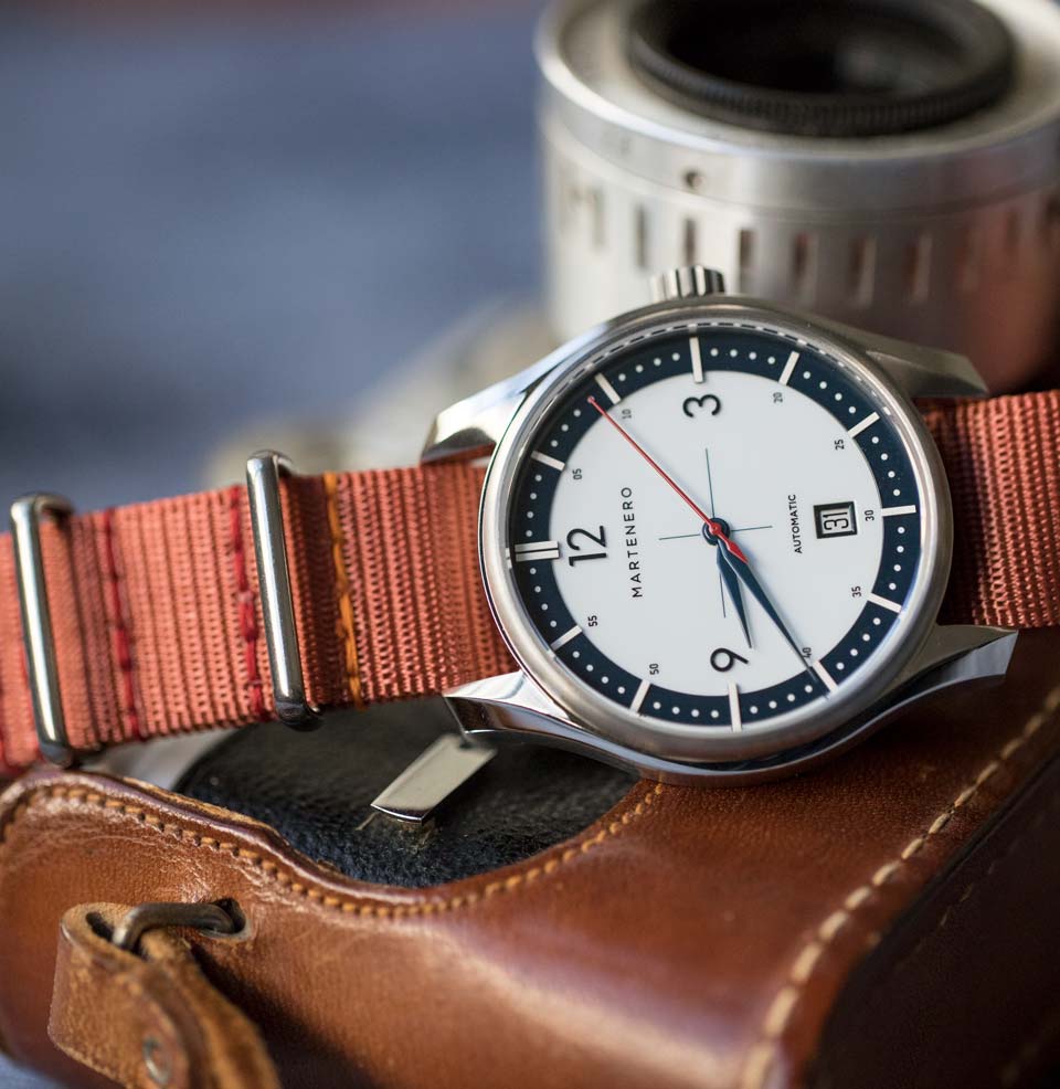 US-Made Mil-Strap Complements light dials beautifully