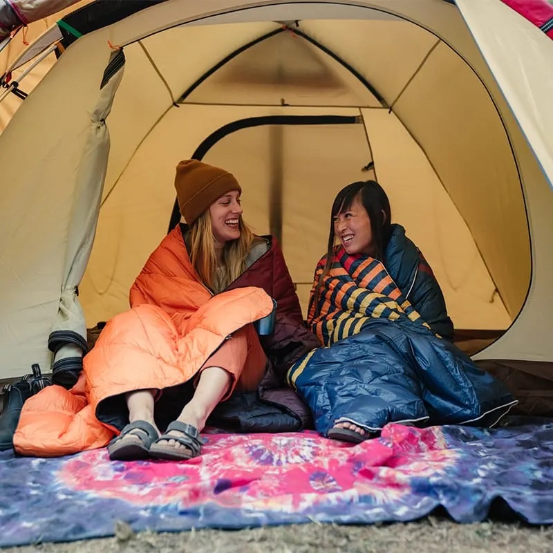 Cold weather camping blanket