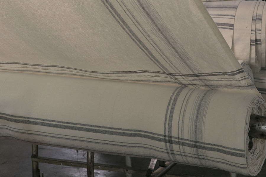 image of Border Plaid Wool Throw