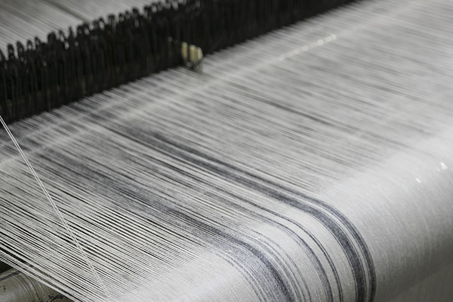 image of Border Plaid Wool Throw