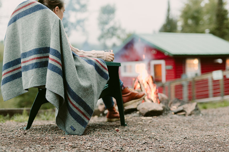image of Cabin Wool Throw