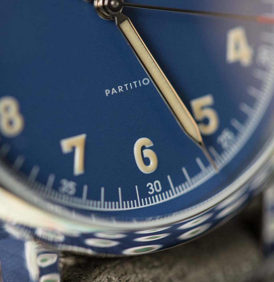 Partitio Blau LE Stunning typography