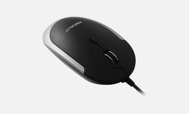 macally retractable usb optical mouse for mac and pc