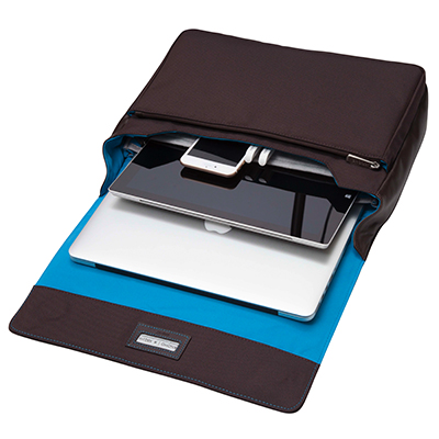 KNOMO Kinsale Leather Laptop Messenger Bag - 13" Feature Square Image 1 | knomo.com