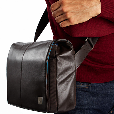 KNOMO Kinsale Leather Laptop Messenger Bag - 13" Feature Square Image 2 | knomo.com