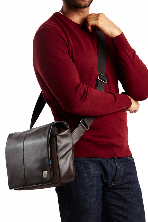 KNOMO Kinsale Leather Laptop Messenger Bag - 13" Feature Rectangle Image 1 | knomo.com