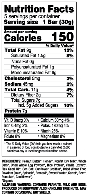 Peanut Butter Cookie nutritional information