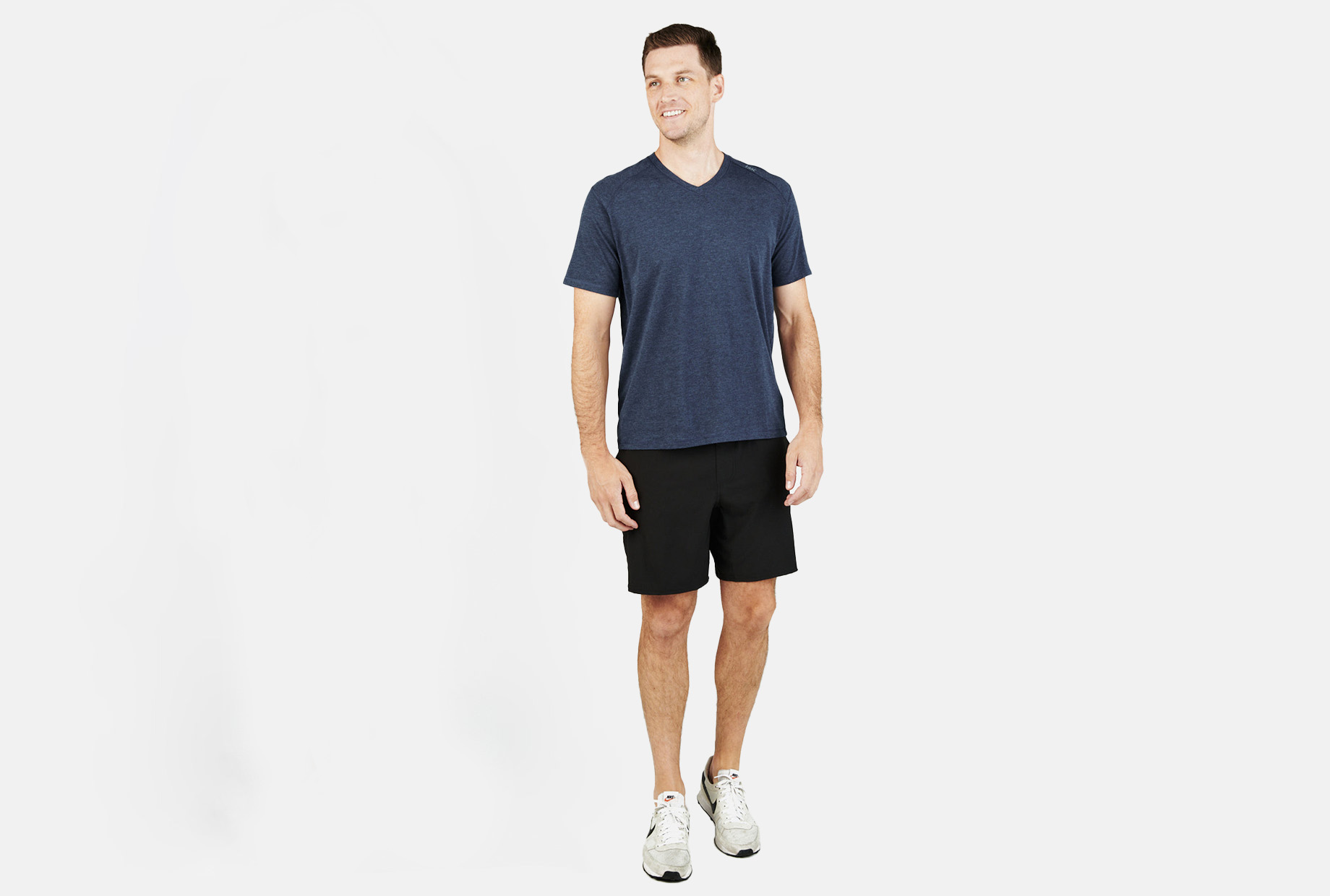 Men's bamboo carrollton v-neck t-shirt by tasc Performance