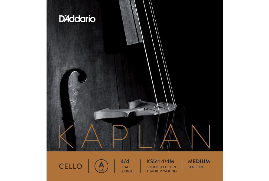 D'Addario Kaplan Cello Medium Tension String Set in action