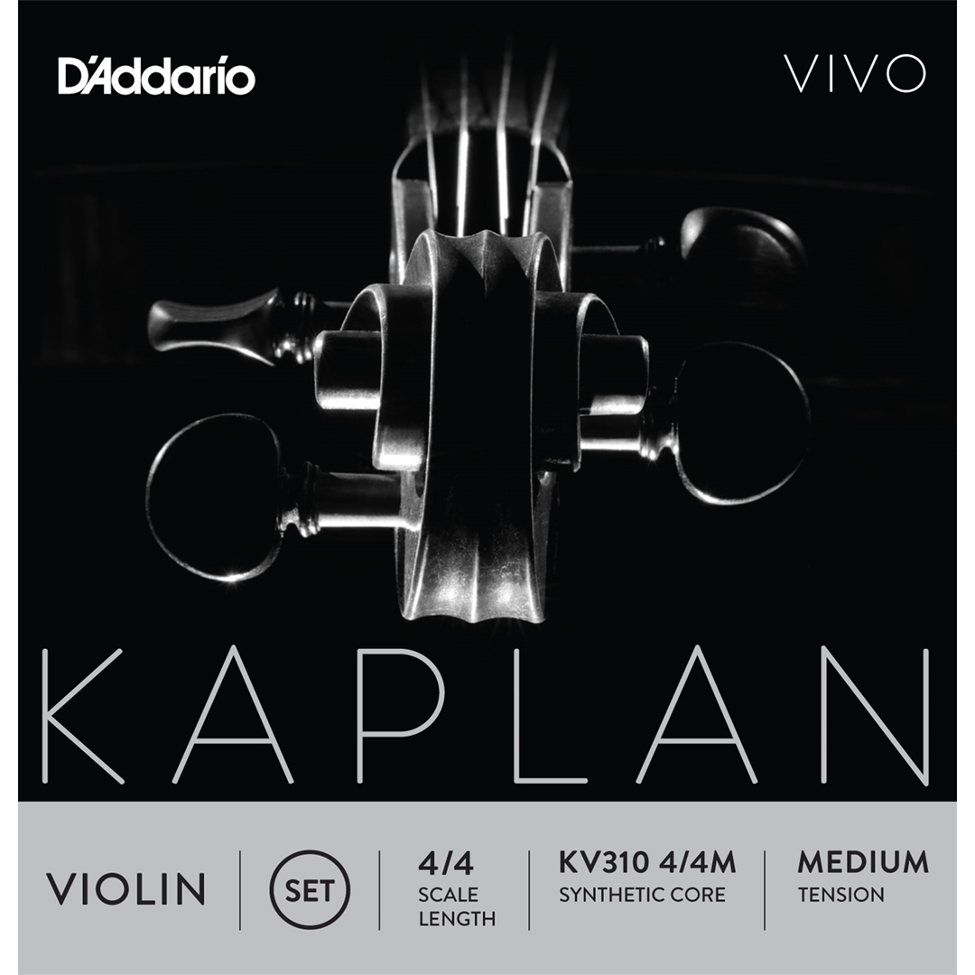 D'Addario Kaplan Vivo Violin String Set in action
