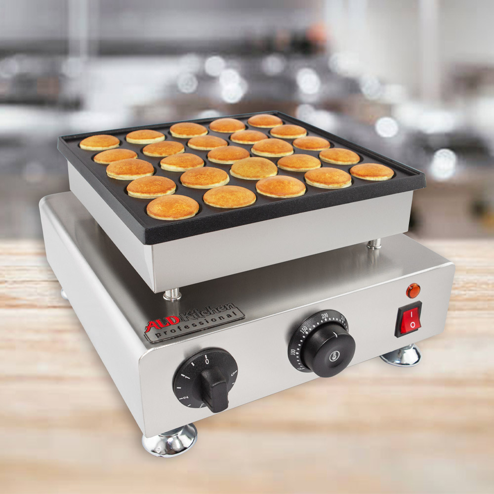 Mini Pancake Machine Dutch Mini Pancake Maker 25 RoundShape Poffe