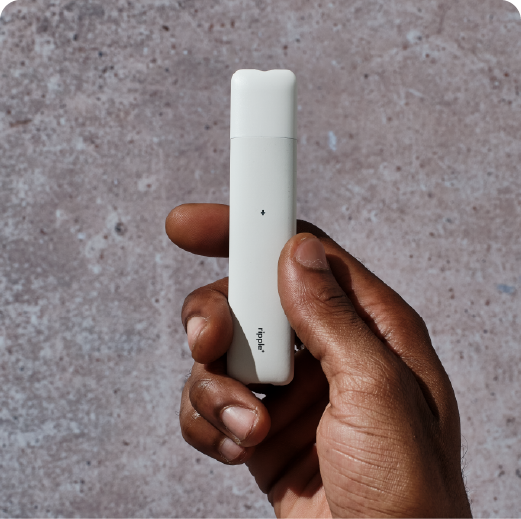 1 x infinitely rechargeable ripple+ device