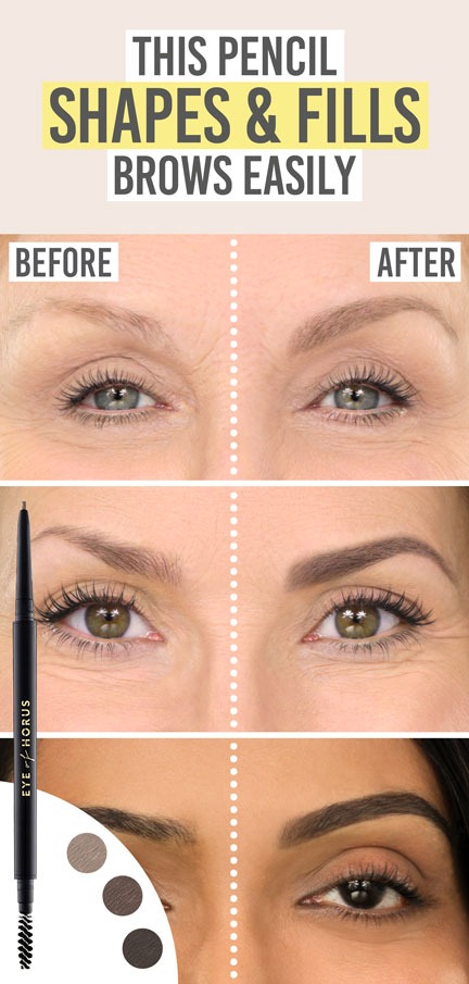 Eye of Horus Brow Define - Beauty and the Boutique - This pencil shapes and fills brows easily