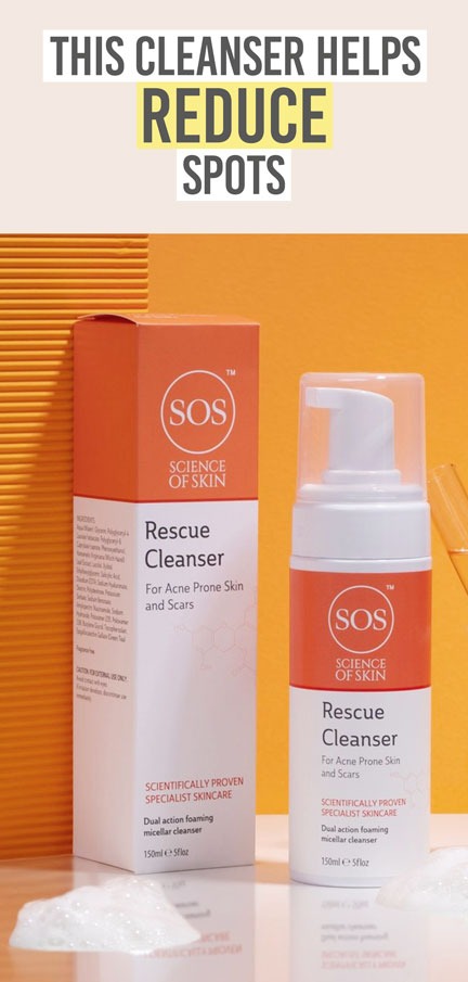 Science of Skin Rescue Cleanser - Beauty and the Boutique - This cleanser helps reduce spots! 