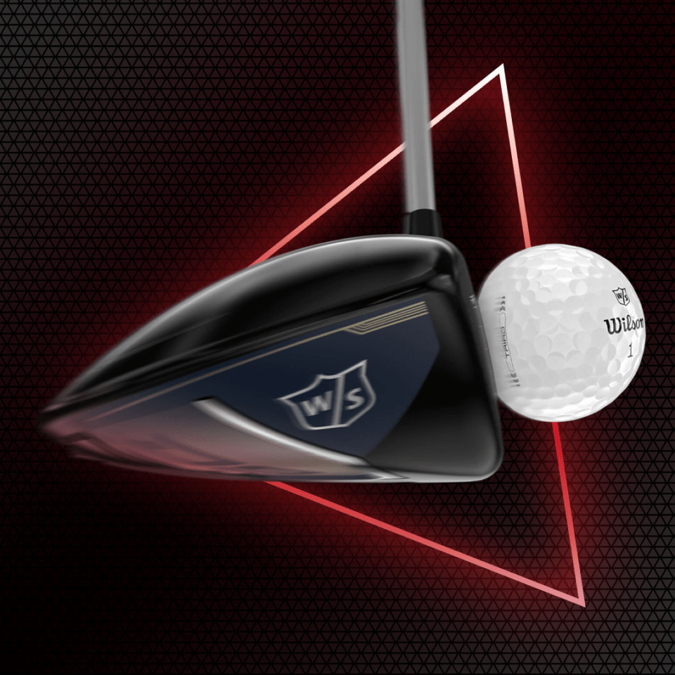 Wilson Triad golf ball delivering stable performance off the tee