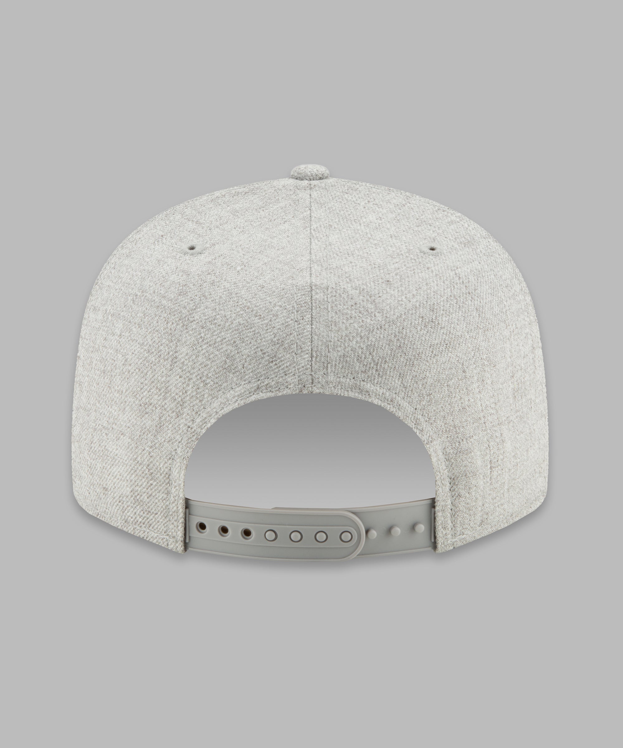Grey Boy Crown - Old School Snapback Hat — embroidery area