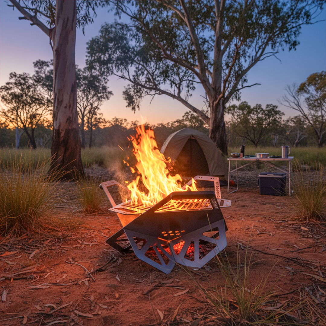 FLAT PACK BBQ FIRE PIT