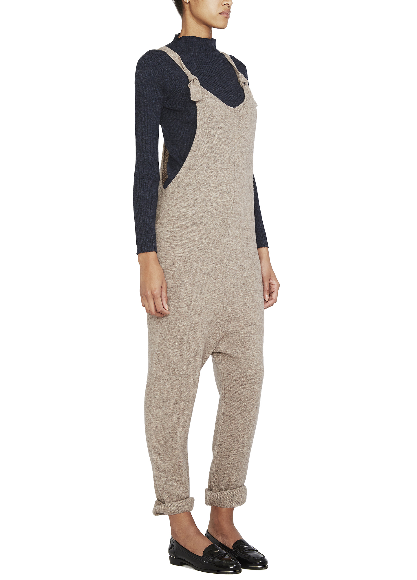 Knit Overall Blue Chic Nursing Ease HATCH Collection HATCH Collection