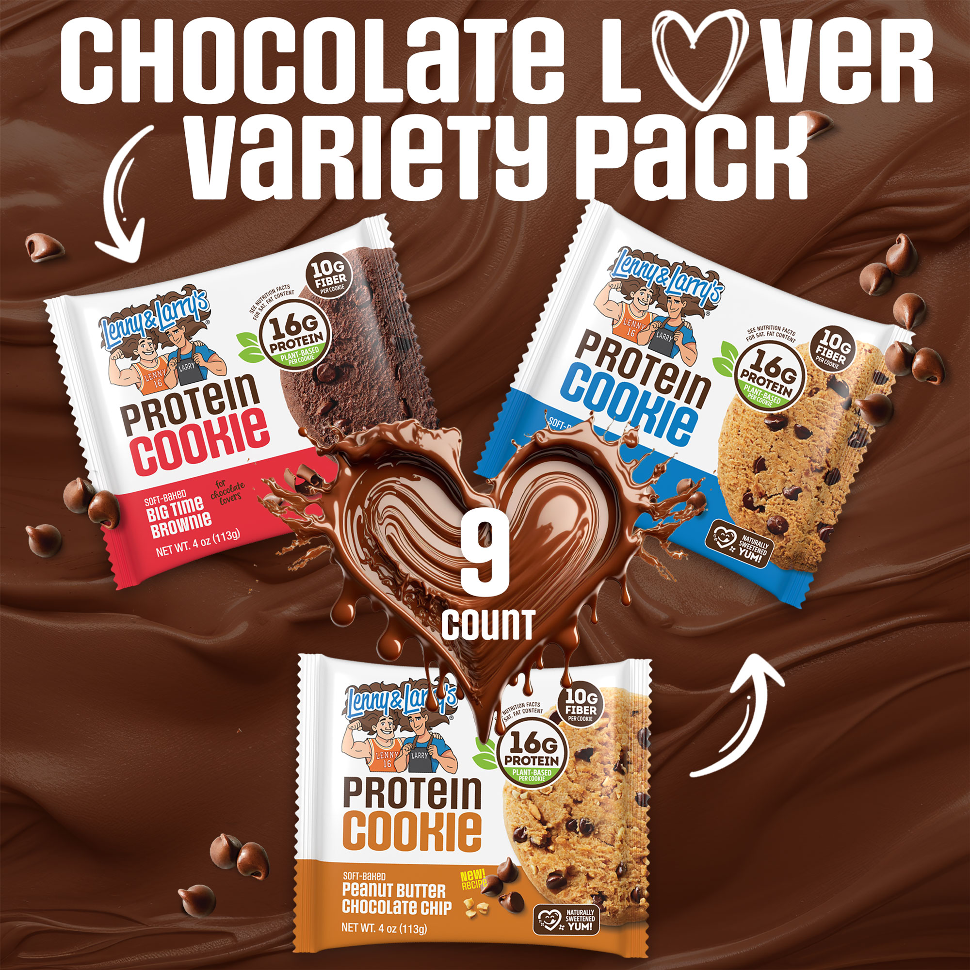 About  Lenny and Larry's Chocolate Lover's Pack