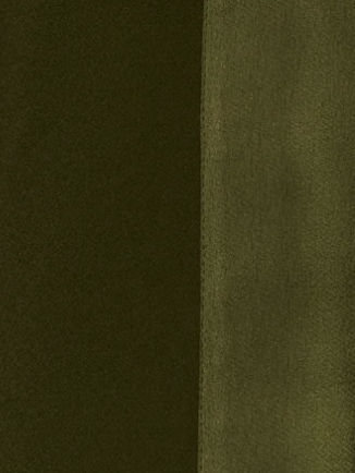 Petite olive satin side stripe trousers