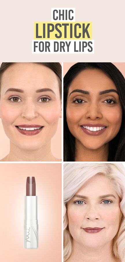Mii Cosmetics Hydraboost Lip Lover Lipstick in 'Spiced' - Beauty and the Boutique - Chic lipstick for dry lips