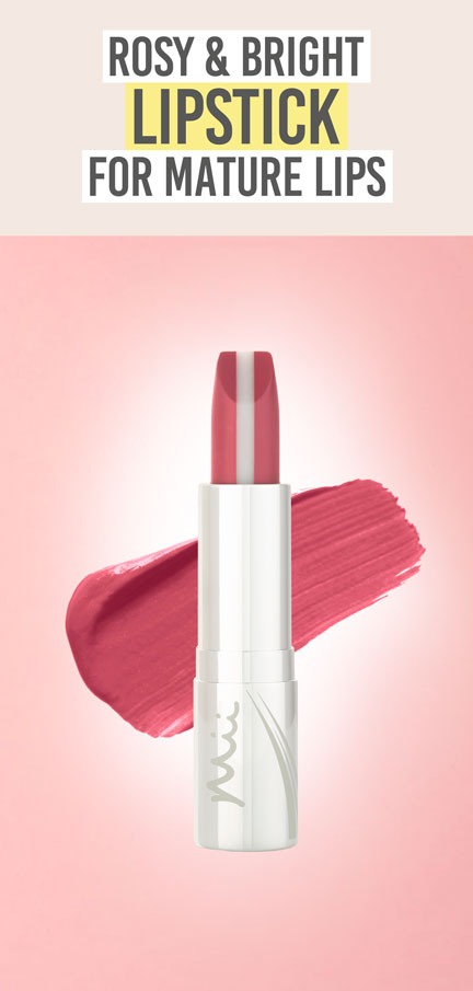 Mii Cosmetics Hydraboost Lip Lover Lipstick in Rosie Posie - Beauty and the Boutique - Rosy & bright lipstick for dry lips