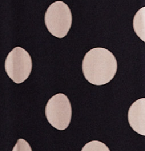 Yasmin ink spot puff sleeve dress