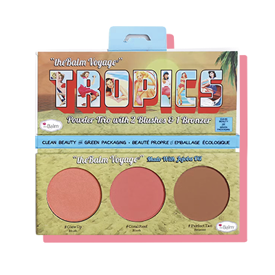 The Balm Cosmetics Voyage Tropics Powder Trio Palette - Beauty and the Boutique