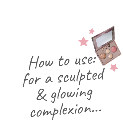 Laura Geller Baked Full Face Basics Palette - Use 1 - How to use: for a sculpted & glowing complexion 