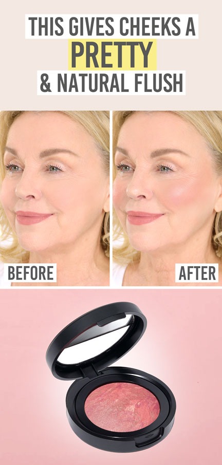 Laura Geller Baked Blush-n-Brighten in 'Starfish Island' - Beauty and the Boutique - This gives cheeks a pretty & youthful flush! 