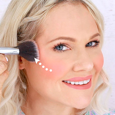 Doucce Cheek Blush in shade 'Feeling You' how to use - Step 5