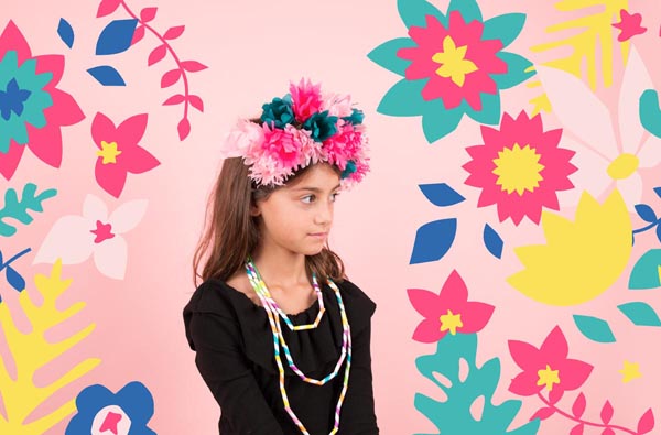 Compleanno di Frida Kahlo con la decorazione della festa My Little Day