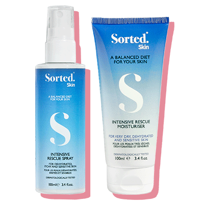 Sorted Skin Intensive Rescue Spray and Moisturiser Duo - Beauty and the Boutique
