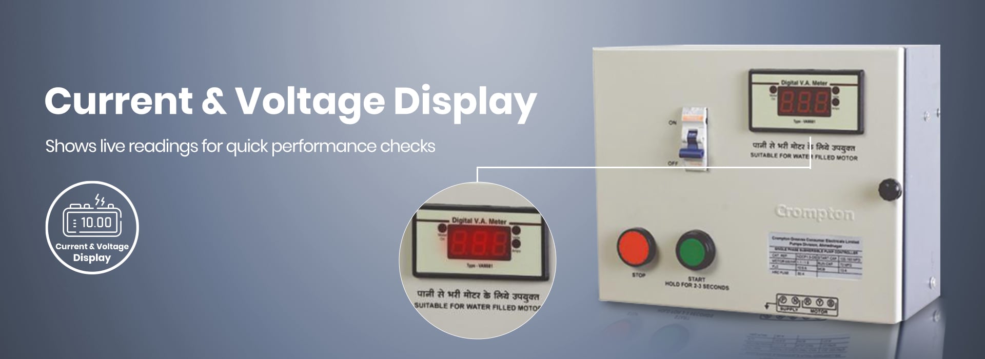 Current & Voltage Display