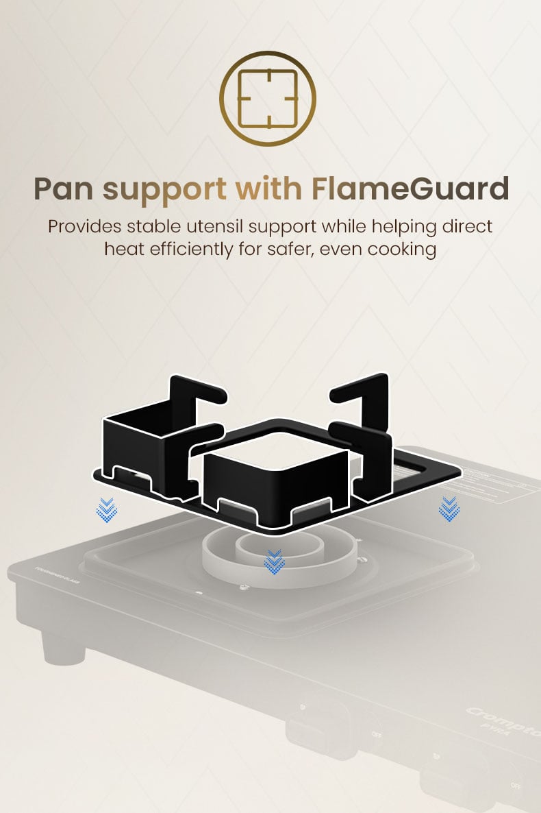 Pan Support With FlameGuard