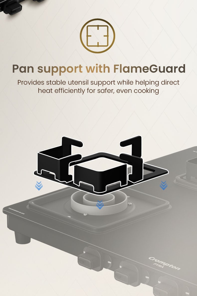 Pan Support With FlameGuard