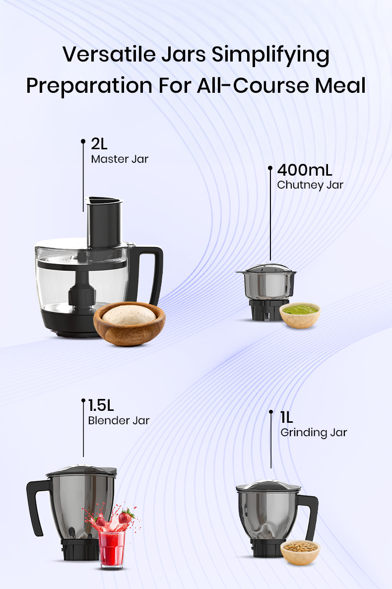 Versatile Jars Simplifying Preparation For All-Course Meal