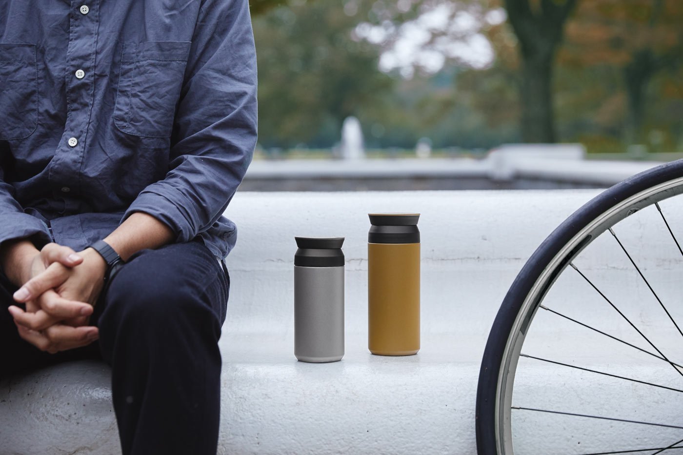  TRAVEL tumbler 350ml and 500ml in gray and coyote  