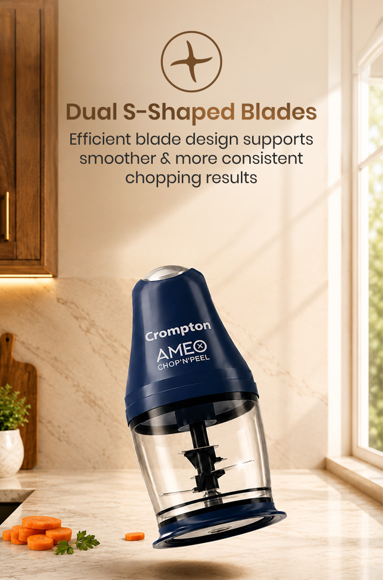 Dual S-Shaped Blades